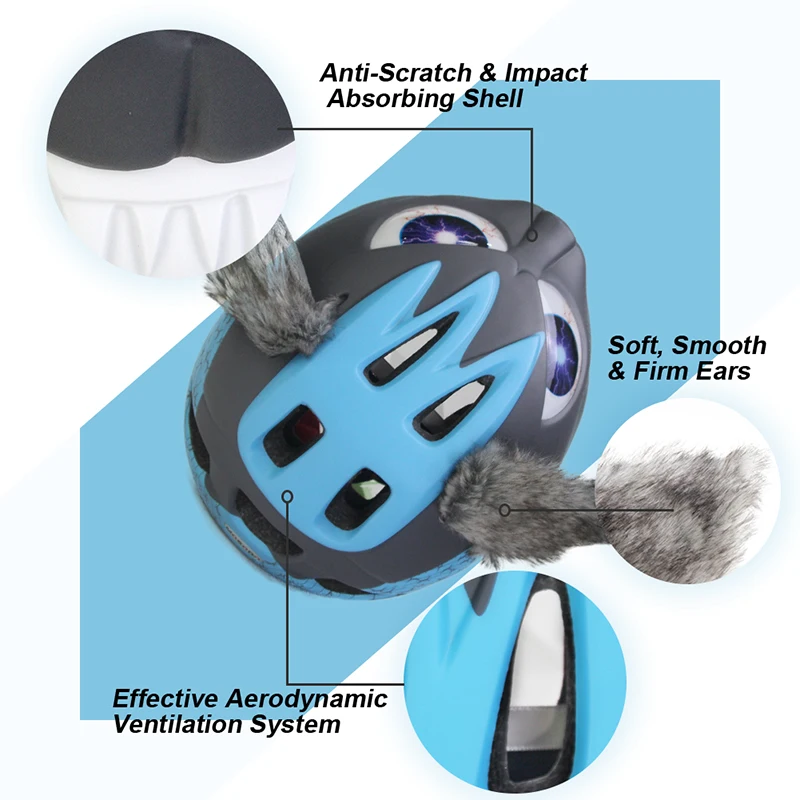 Детский велосипедный шлем Mosodo с регулируемой окружностью головы ульсветильник