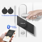 S2 черный левый Sherlock lock S2 обновленный Bluetooth телефон app управление Умный Замок без ключа с 2 блоками дистанционного управления