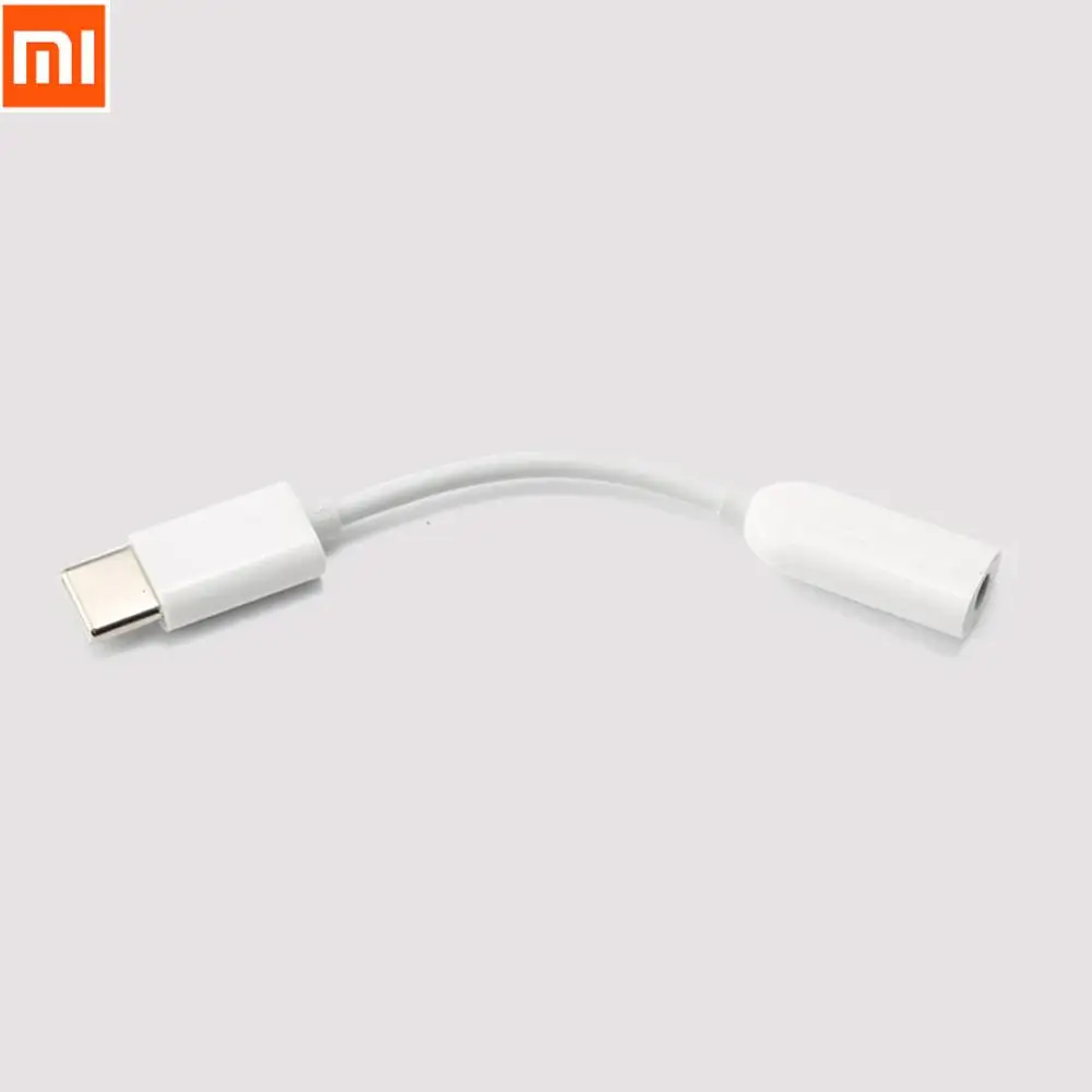 Оригинальный адаптер для наушников Xiaomi 3 5 мм аудиокабель Type-C конвертер USB 1 Для