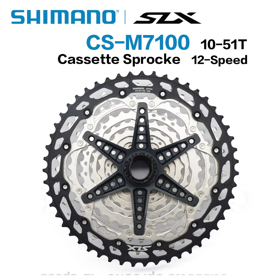 Кассета Shimano SLX CS M7100 12 скоростные шасси для горного велосипеда 10 45T 51T SLX|Храповик