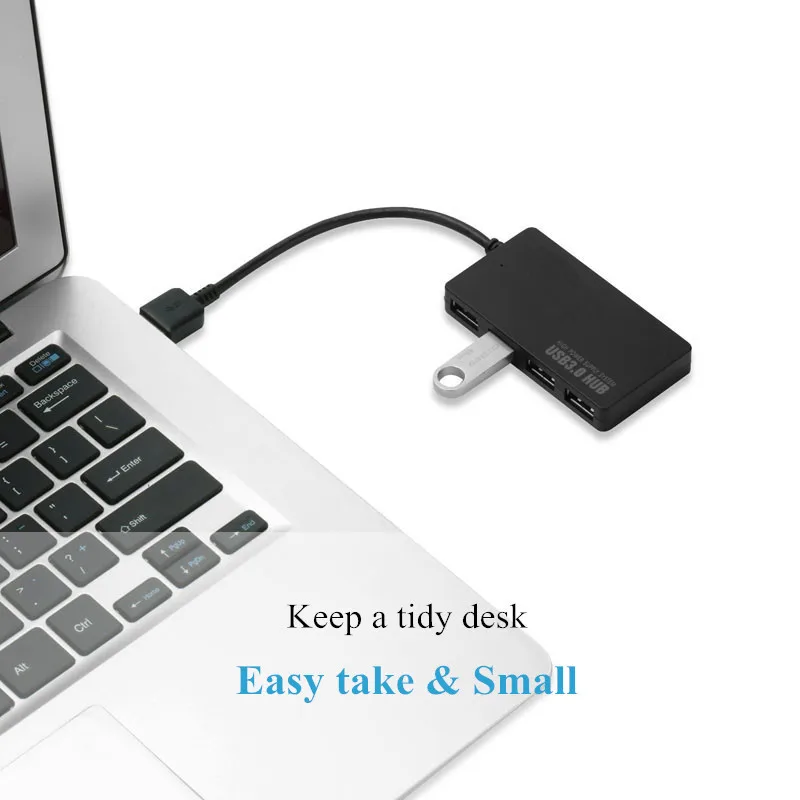 

USB-C HUB 3.0 4 Ports OTG USB 3.0 HUB EU/AU/US/UK DC 5V Power Adapter Type C Splitter For Macbook Xiaomi Laptop Accessories