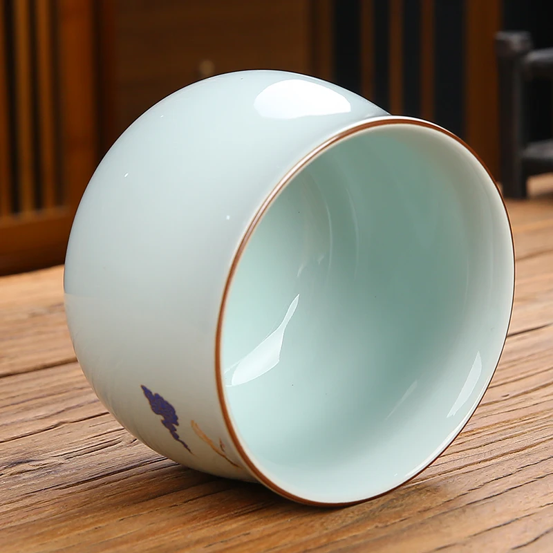 

Tea ware with tea dreg tank ceramic tea washing tea set accessories Chinese style water pan big tea washing