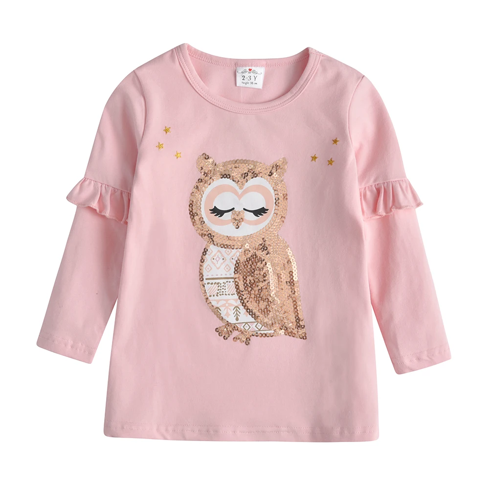 VIKITA/футболки с длинными рукавами для девочек Roupa Infantil Детская одежда принцессы