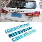 Тонкая 3d-наклейка с надписью для Mitsubishi Outlander eclipse cross, автомобильные аксессуары, автомобильная наклейка, Стайлинг