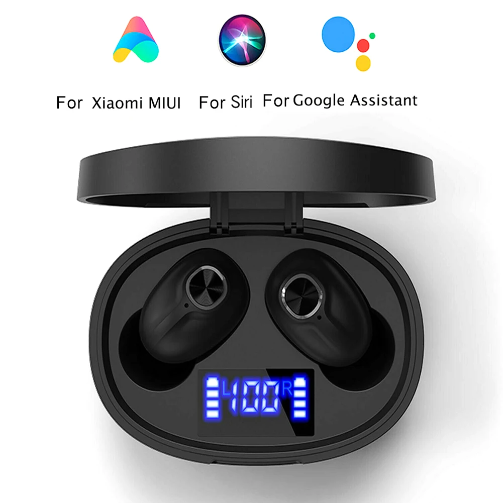 TWS Bluetooth 5 0 беспроводные наушники стереонаушники вкладыши светодиодный