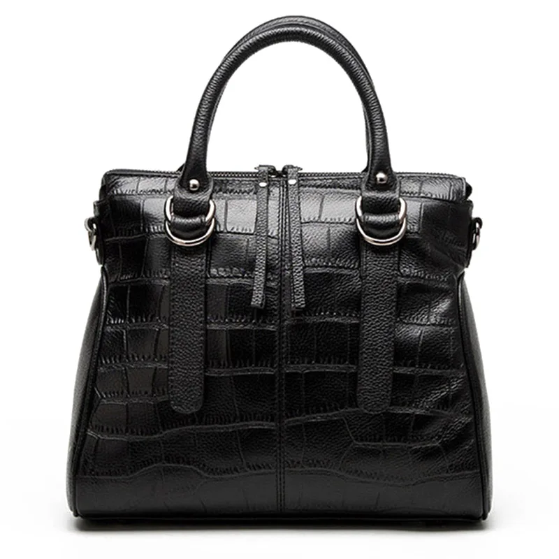Женские кожаные сумки в европейском и американском стиле из крокодиловой кожи