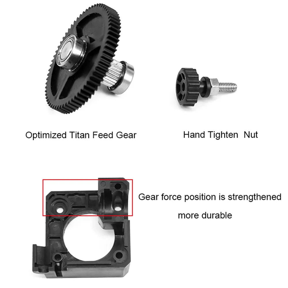 Titan экструдер 175 мм нить для V6 Hotend J head Bowden крепление детали 3D принтера поддержка