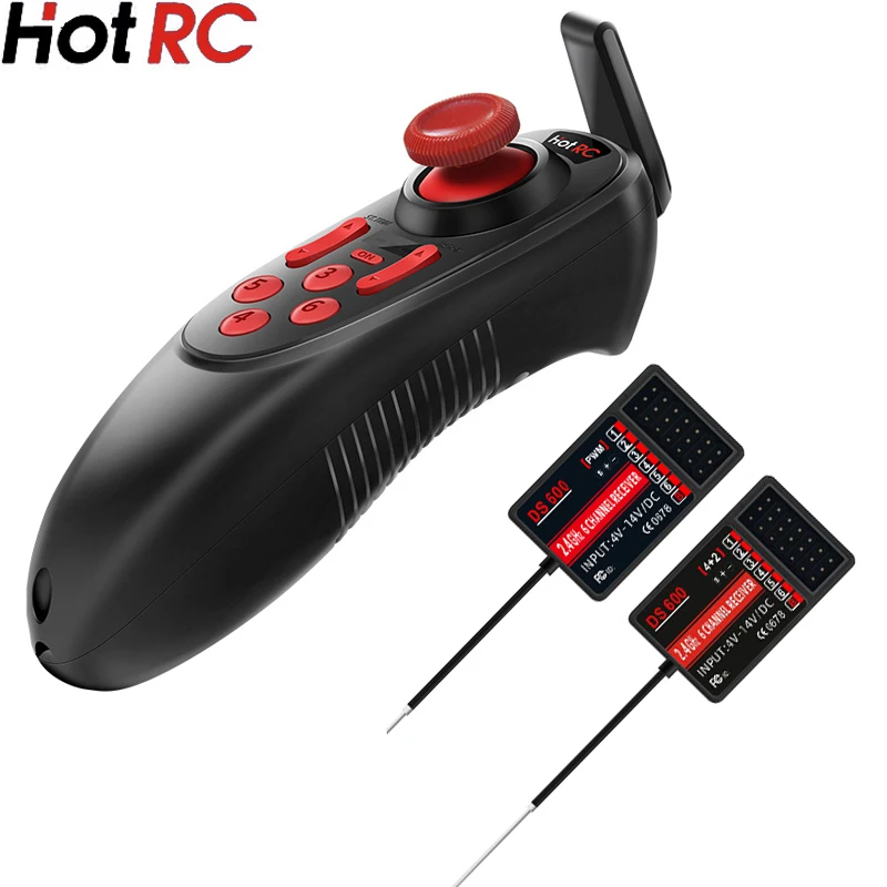HOTRC DS-600 6CH 2 4 GHz радиосистема передатчик пульт дистанционного управления с DS 600 PWM