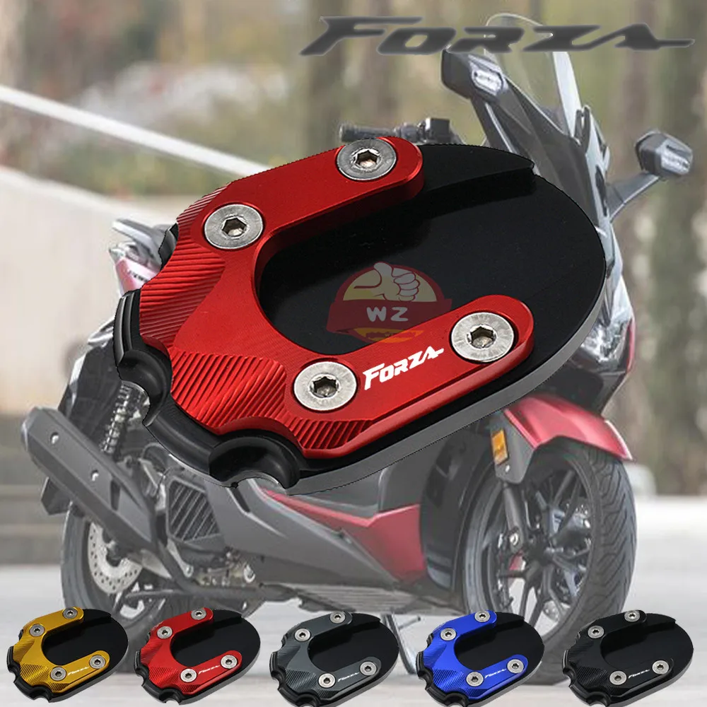 Motocicleta CNC pie Lado de extensión la placa soporte para Для HONDA Forza125 FORZA250 forza300 MF13 2017 2018 a 2019|Накладки и