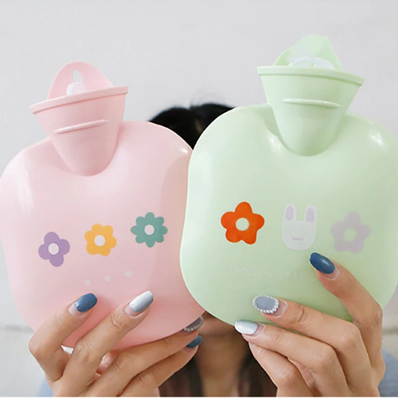 Мультфильм рука Po Теплая бутылка для воды милые мини бутылки горячей маленький
