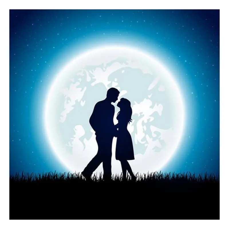 Dpsprue Full 5d Diy Diamond Painting Cross Stitch Moon Love Embroidery Kit Mosaic Home Artworks Decor Gift DR08 | Дом и сад