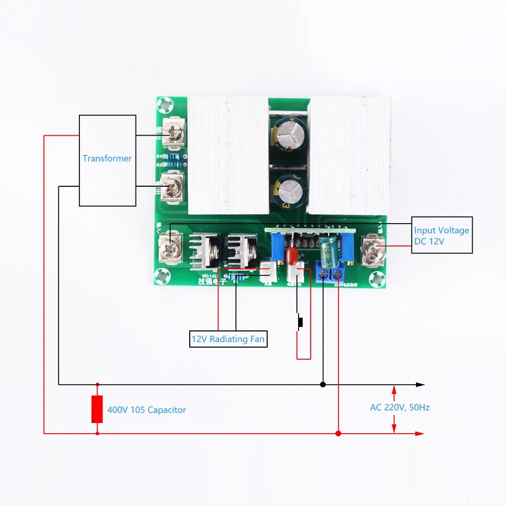 Фотоинвертор Повышающий Модуль питания повышающий преобразователь напряжения 12