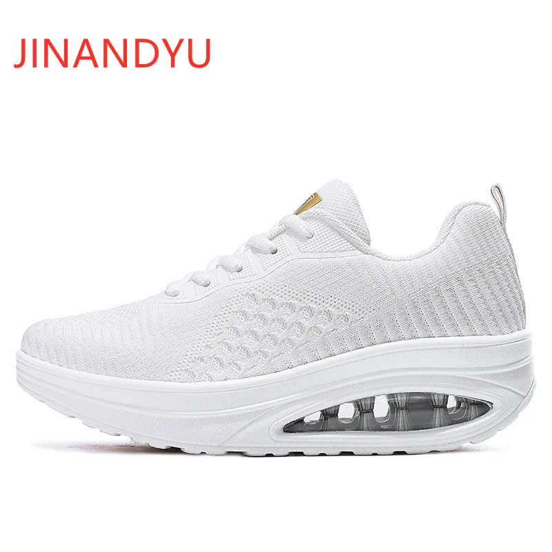 

Mesh Vulcanize Shoes Women Comfortable Sneakers Fashion Trainers Women Shoes Casual Black White Sport Shoes Woman Thick Sole