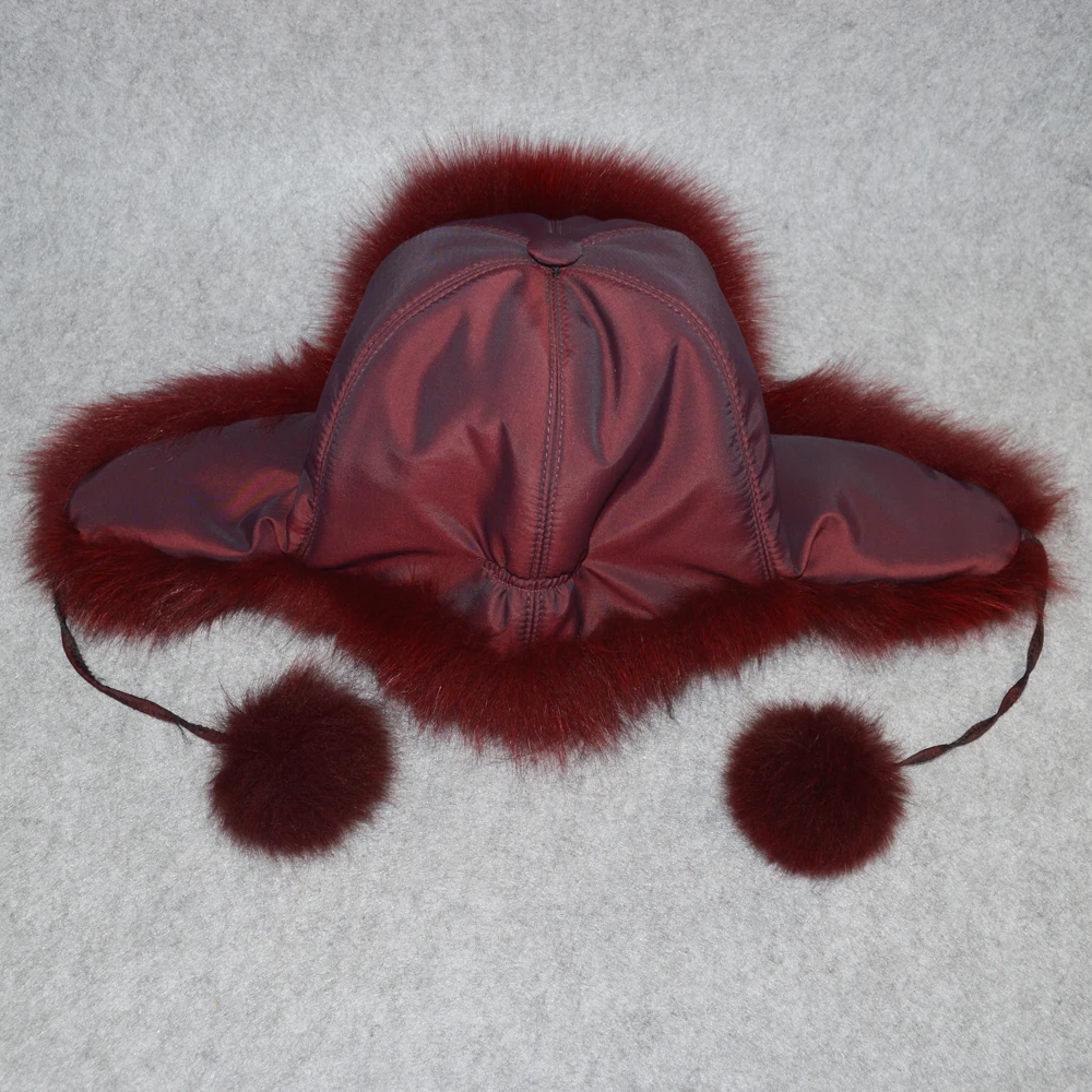 2020 горячая Распродажа для женщин с натуральным лисьим мехом российские шапки