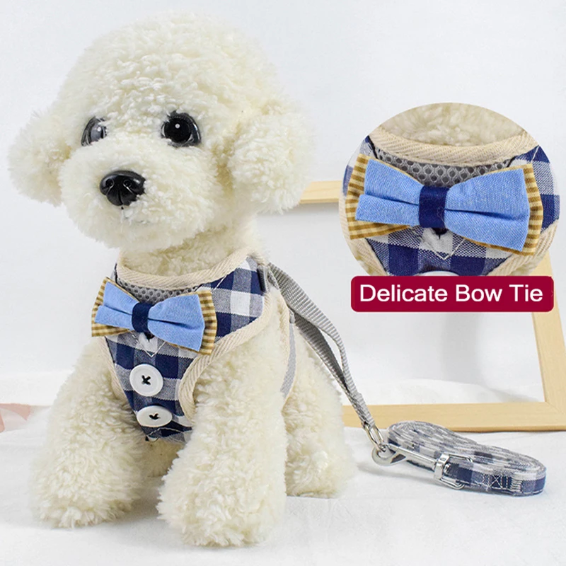 Поводок для собак дышащий нагрудный ремень питомца маленькая кошка щенок