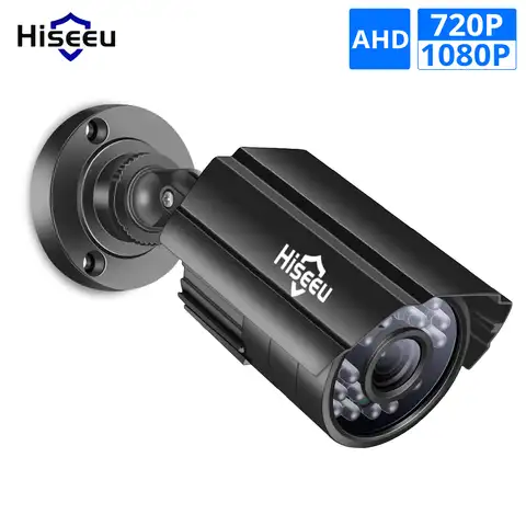 Металлический Чехол Hiseeu AHD, аналоговая металлическая камера высокого разрешения AHDM 1080P AHD, наружная камера видеонаблюдения