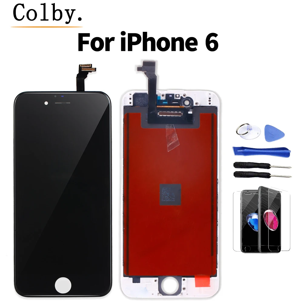 Замена сенсорного экрана для iPhone 6 ЖК-дисплей дигитайзер сборка 5 5c 5S plus ЖК +