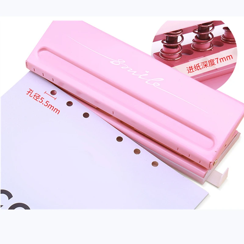 

Штамповочный станок с 6 отверстиями, для перфорации бумаги, с отрывными листами, с 6 отверстиями, регулируемый, ручной инструмент «сделай сам...