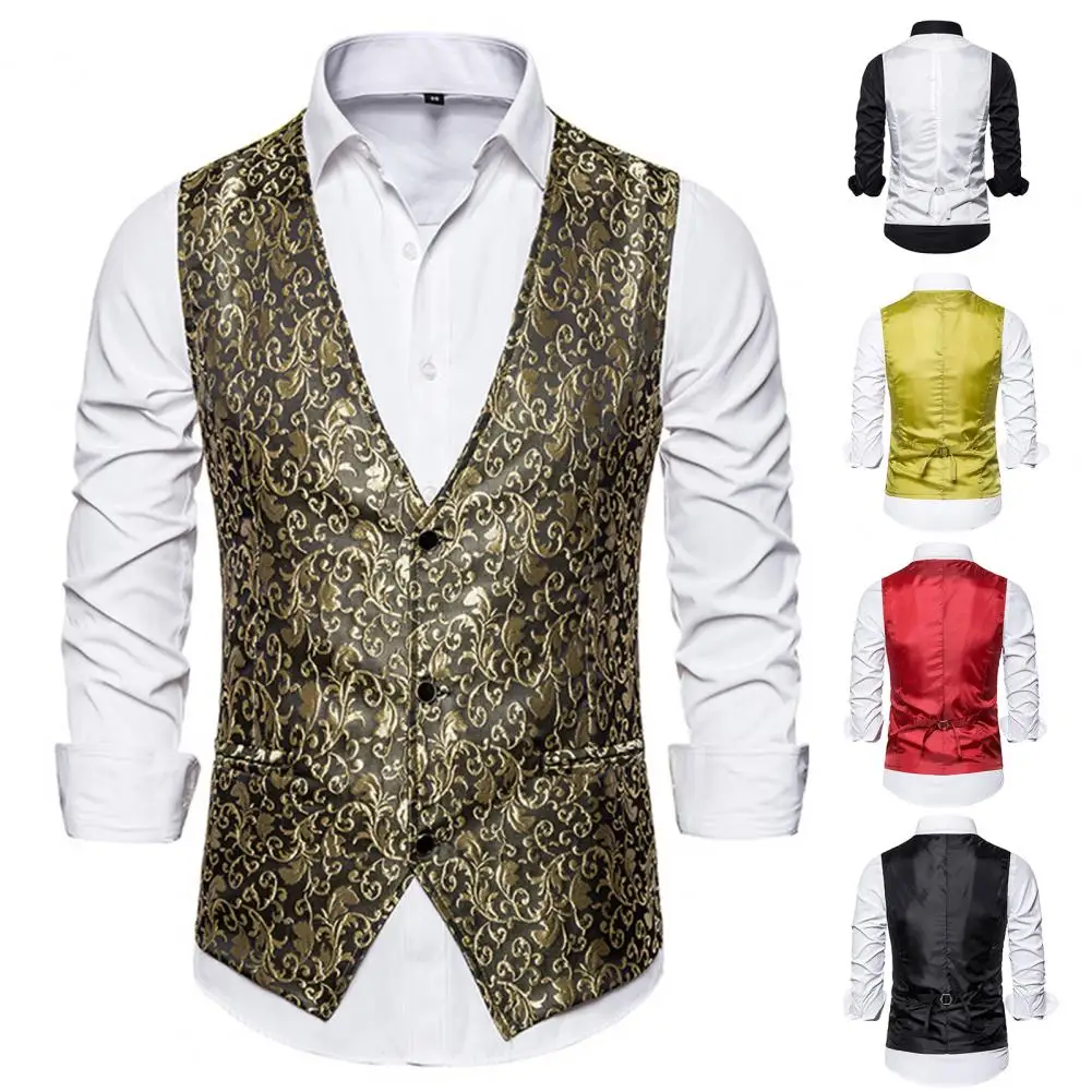 Весенне-осенний официальный очаровательный костюм с V-образным вырезом жилет