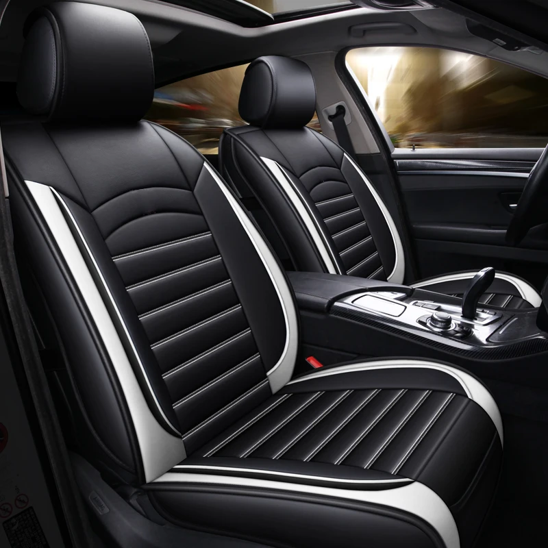

Leather Car Seat Covers Cushion Accessories for Kia Soul Optima Niro Stinger Sportage Seltos Rio Rio5 Cadenza Forte Spectra