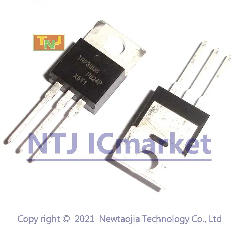 10 шт. транзистор IRF3808 TO-220 IRF 3808 IRF3808PBF N-Channel Power MOSFET | Электронные компоненты и