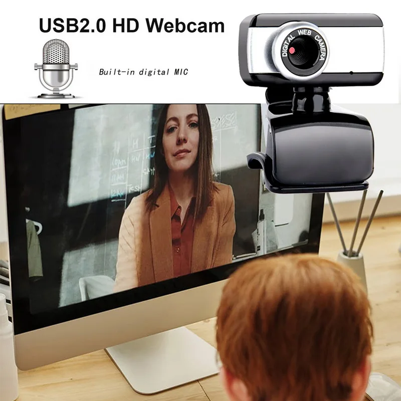 USB 2 0 HD веб-камера для компьютера ПК ноутбука цифровая видеокамера практичная