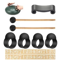 protect finger kit 9pcsset wood tongue drum drumstick finger sleeves hand pan profession percussion accessory hot sell