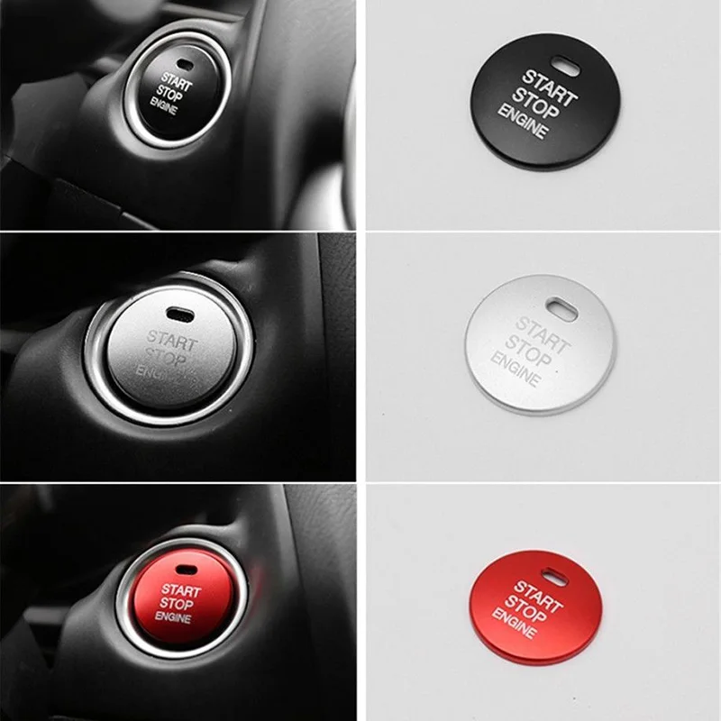 Горячая Распродажа крышка кнопки запуска и остановки двигателя из алюминиевого