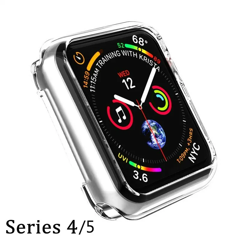 Ультратонкий защитный чехол для Apple Watch Series 4 5 40 мм 44 | Наручные часы
