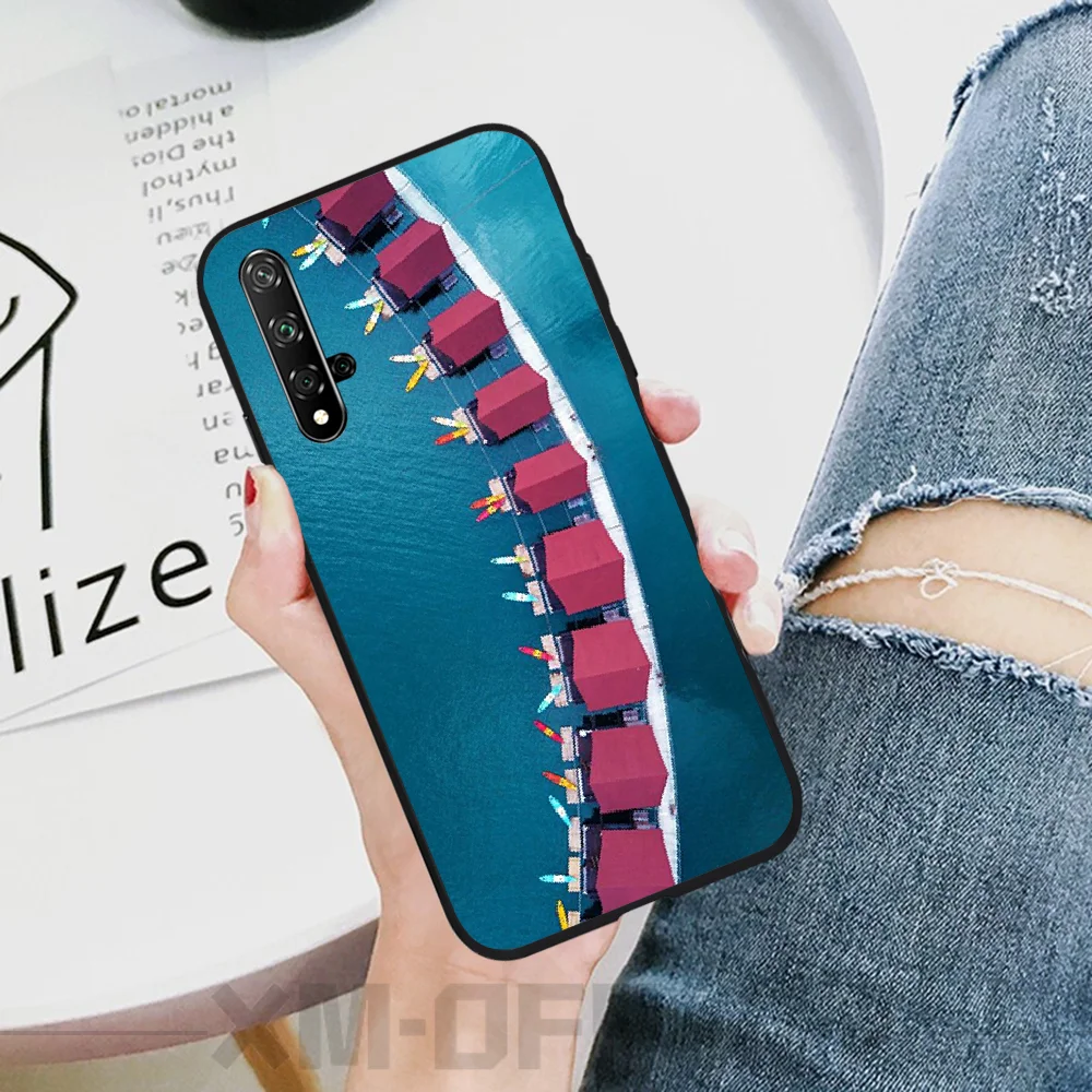 Летний мягкий чехол для телефона Honor 20 20lite view20 7C 8C 7A 8A 10i 20i PLAY 9X Pro | Мобильные