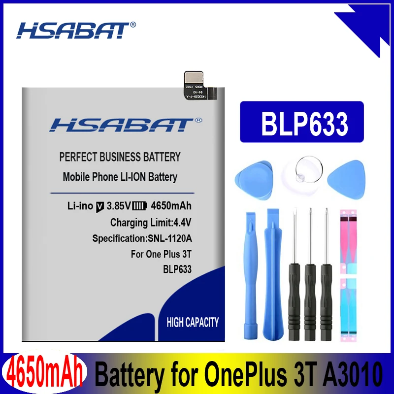 HSABAT BLP633 BLP637 BLP571 BLP597 BLP613 BLP607 BLP657 BLP685 Батарея для Oneplus 1+ 1+ для one Plus 2, 3, 5, 6, 6 S, T X 3T A3010
