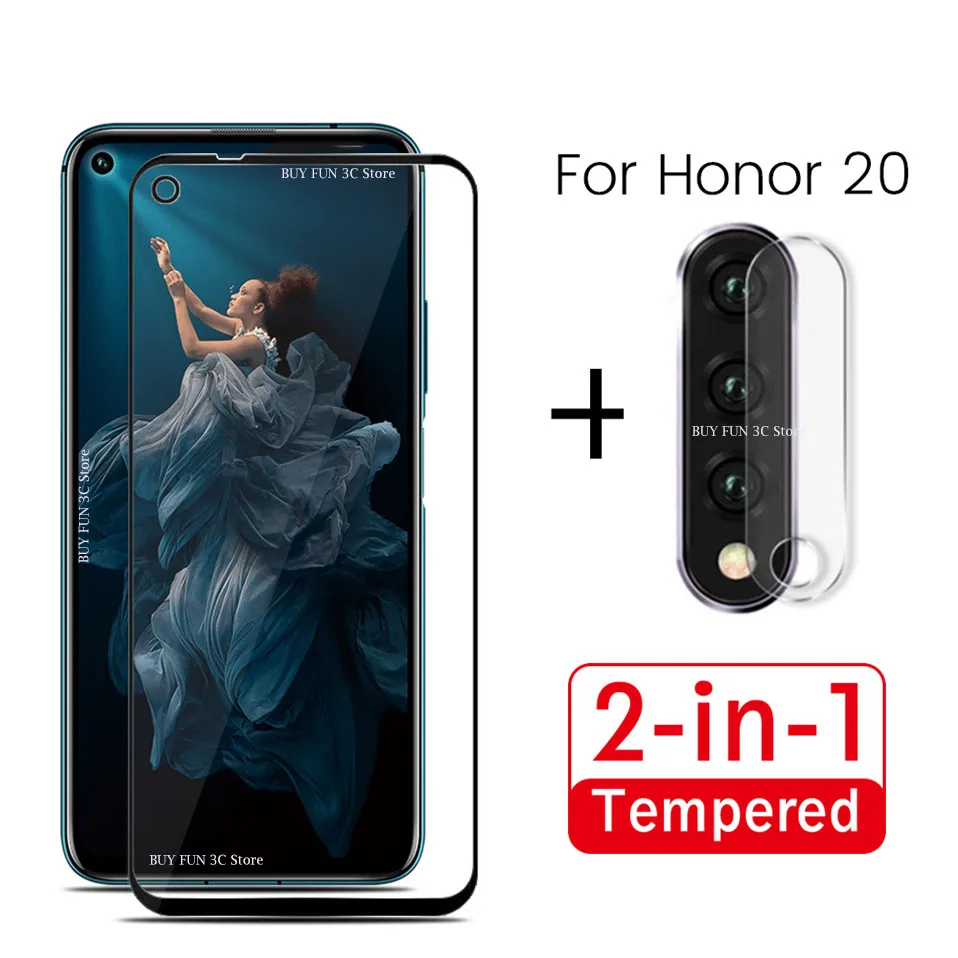 2-в-1 Камера объектив Стекло для honor 20 закаленное Стекло для huawei honor 20 YAL-L21 YAL-L41 пленка honor 20 pro 20pro 6,26 защитная пленка