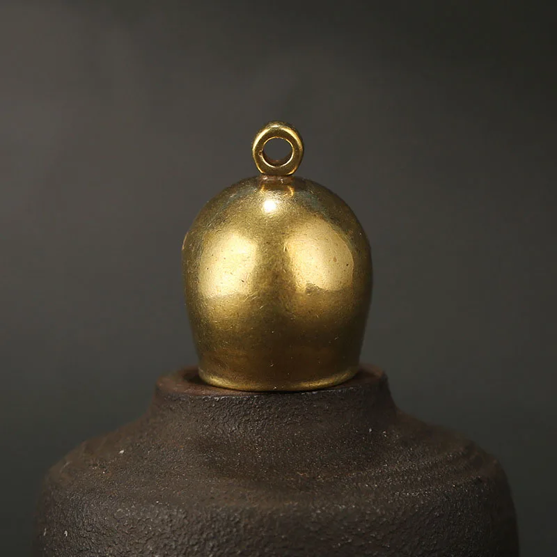 Латунный винтажный брелок ручной работы с изображением черепа головы шлема