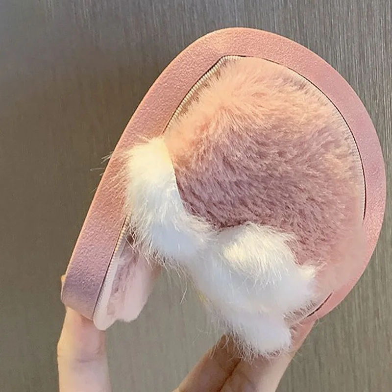

Women Fuzzy Slippers Indoor Winter Ladies Warm Cute Flowers Slipper Casual Woman Flat Flip Flops Bedroom Female Shoes Comforty