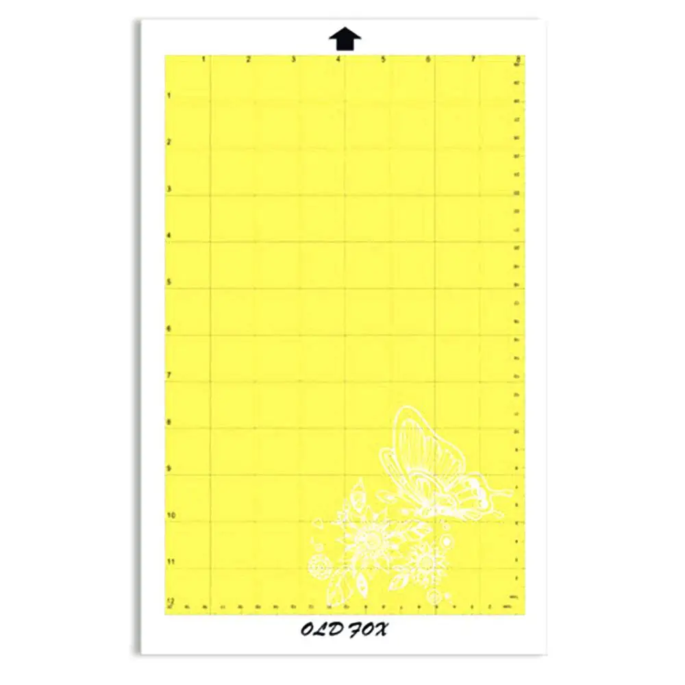8 x 12 inch B 3 шт. сменный коврик для резки прозрачный клейкий коврик измерительная Сетка 12 дюймов для силуэта Камея плоттер машина - Цвет: 8 x 12 inch B