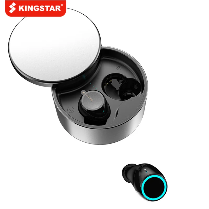 

KINGSTAR TWS Supports Wireless Charging Bluetooth Headset Subwoofer In-ear Gaming Headset HIFI Sports Music Earphone