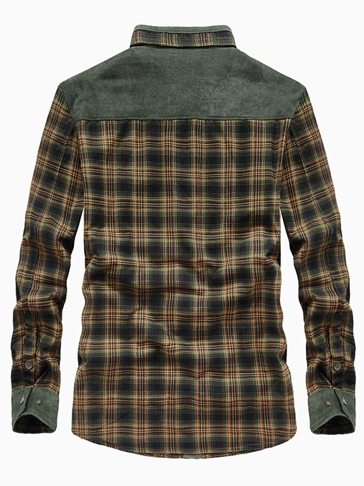 Брендовая мужская рубашка толстые теплые зимние рубашки флисовая в клетку из