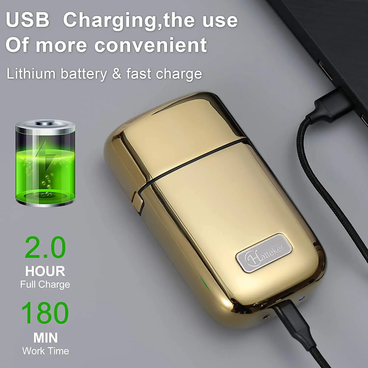 Kemei Pro металлическая бритва с двойной фольгой титановая супер Закрытая