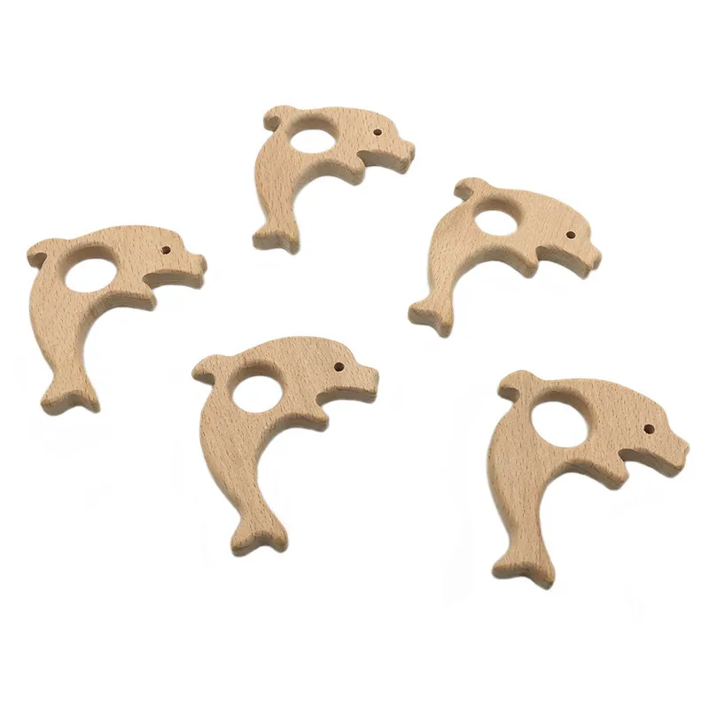 Деревянные Прорезыватели для зубов из Букового дерева пищевых продуктов в форме