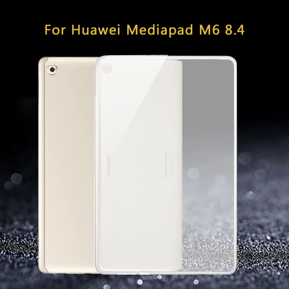 Мягкий чехол для планшета GUKEEDIANZI из ТПУ для huawei MediaPad M5 M6 Lite 8,4 10 10,1/M5 Pro 10,8, силиконовый чехол, чехол SHT-W09 - Цвет: M6 8.4