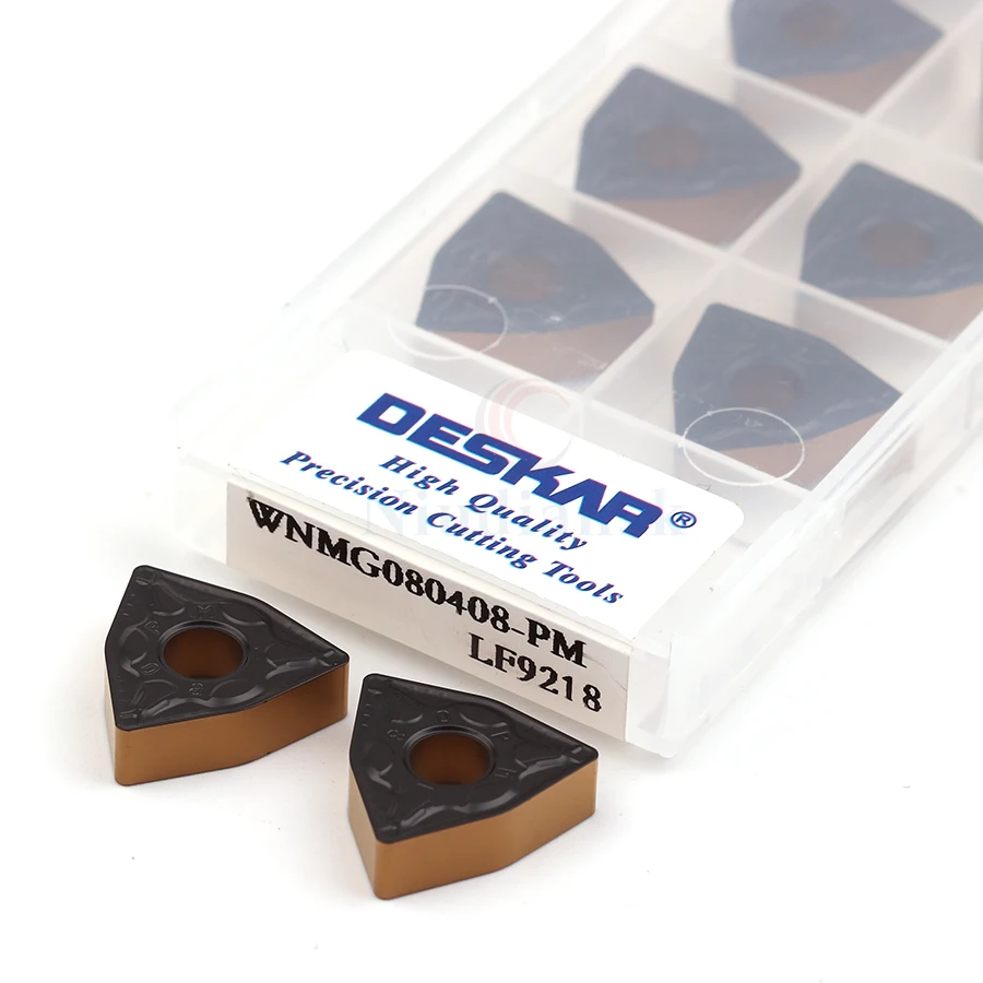 

Original WNMG080404-PM WNMG080408-PM LF9218 External turning tools Carbide CNC Lathe turning inserts For cutting stainless steel
