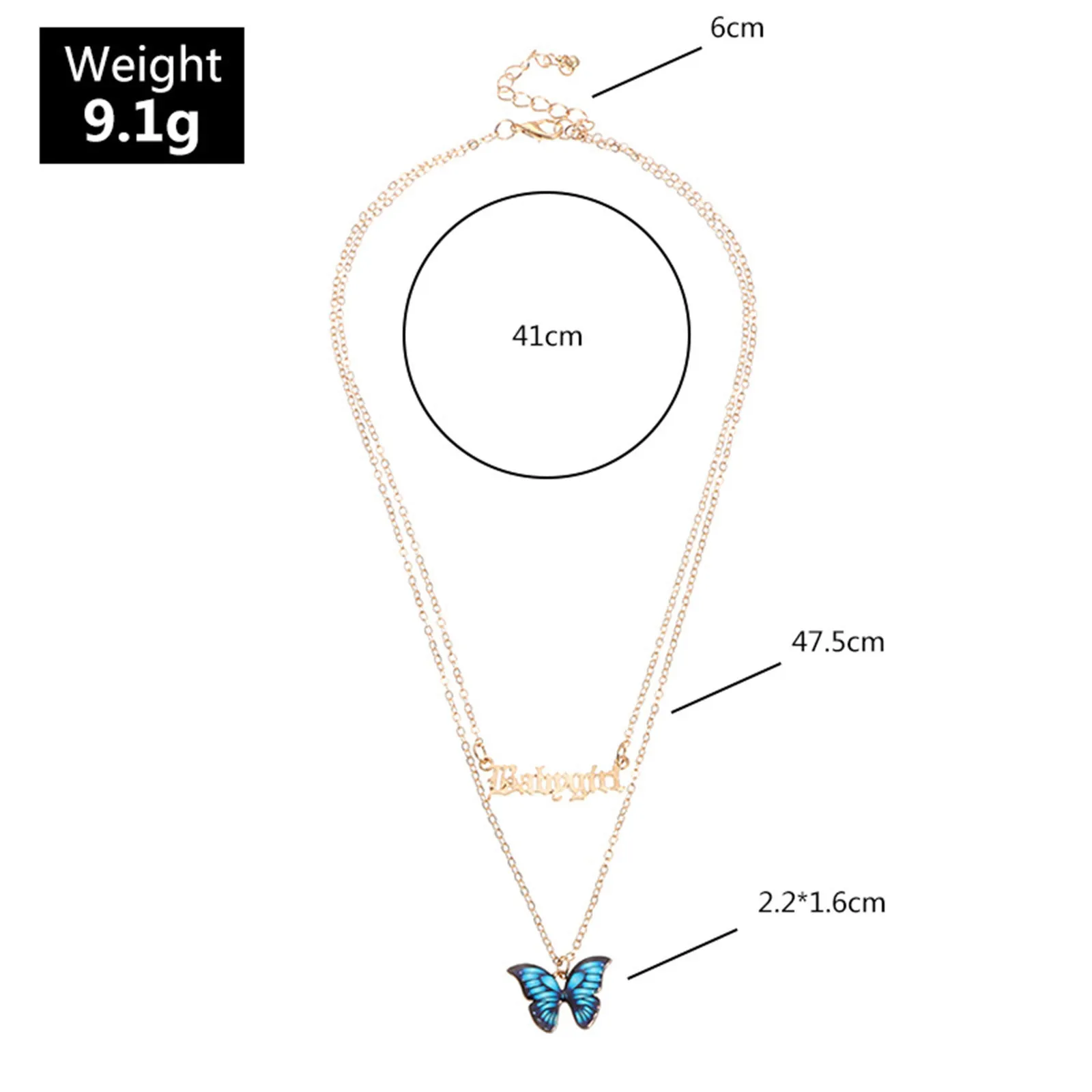 

Women Gift Fashion Jewelry Charm Butterfly Pendant Pendant Hollow Necklace Elegant Retro necklace sets for women