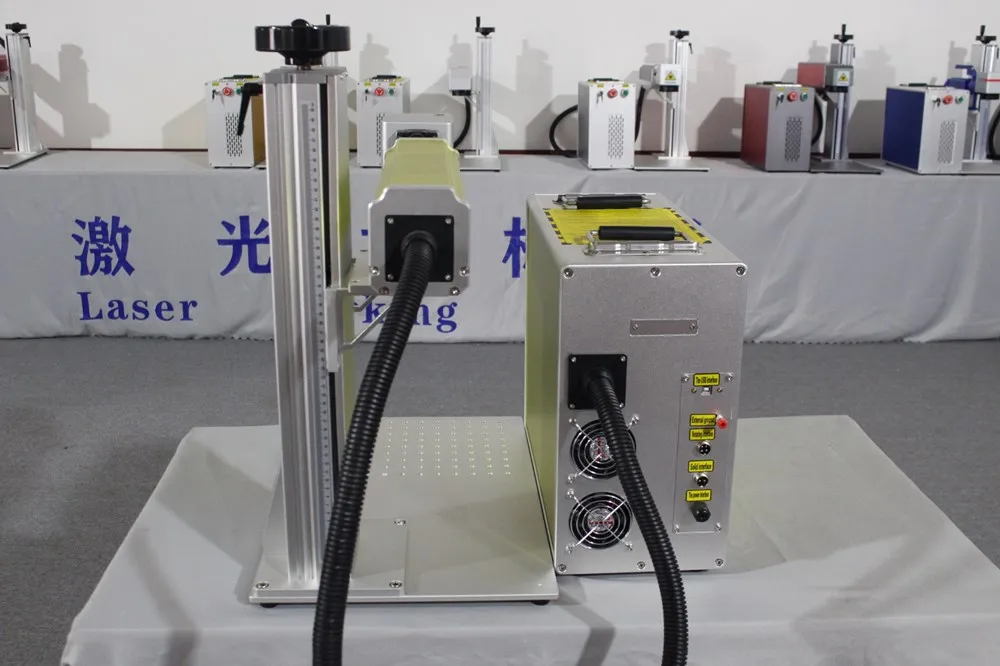 Бесплатная доставка HCZ 50 Вт Raycus сплит волоконная маркировочная машина co2 лазерная