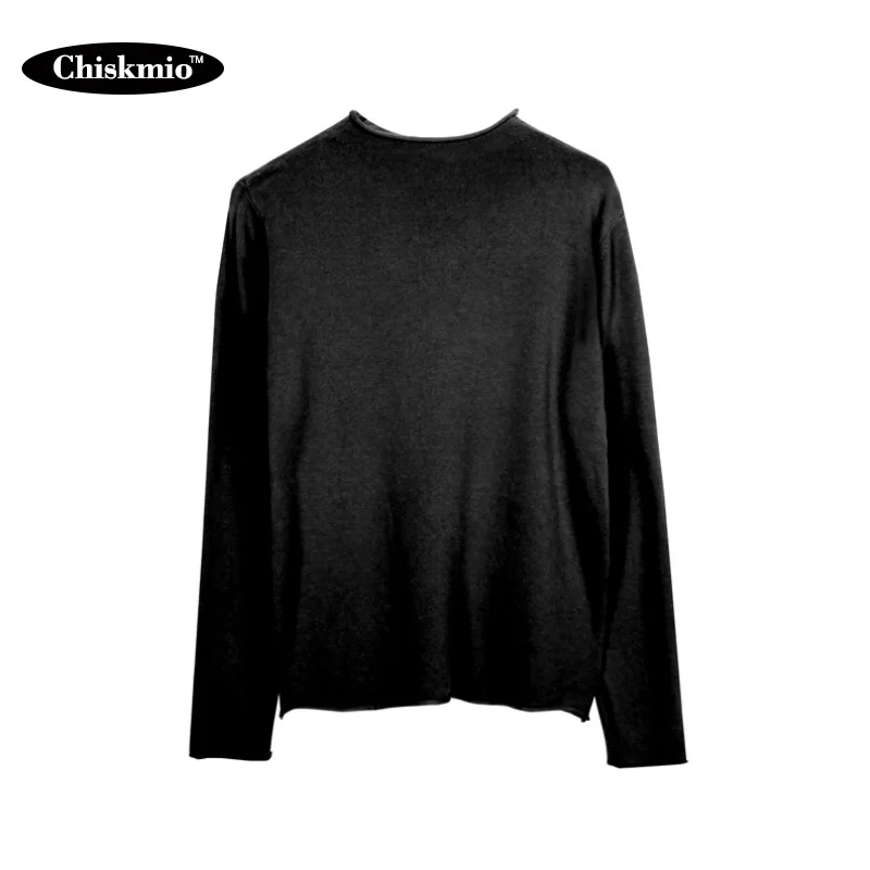 

Chiskmio Slim-Fit Bottoming Sweater Women Turtleneck Knitted Pullover Korean Inner Knit Tops Ladies Casual Knitwear Harajuku