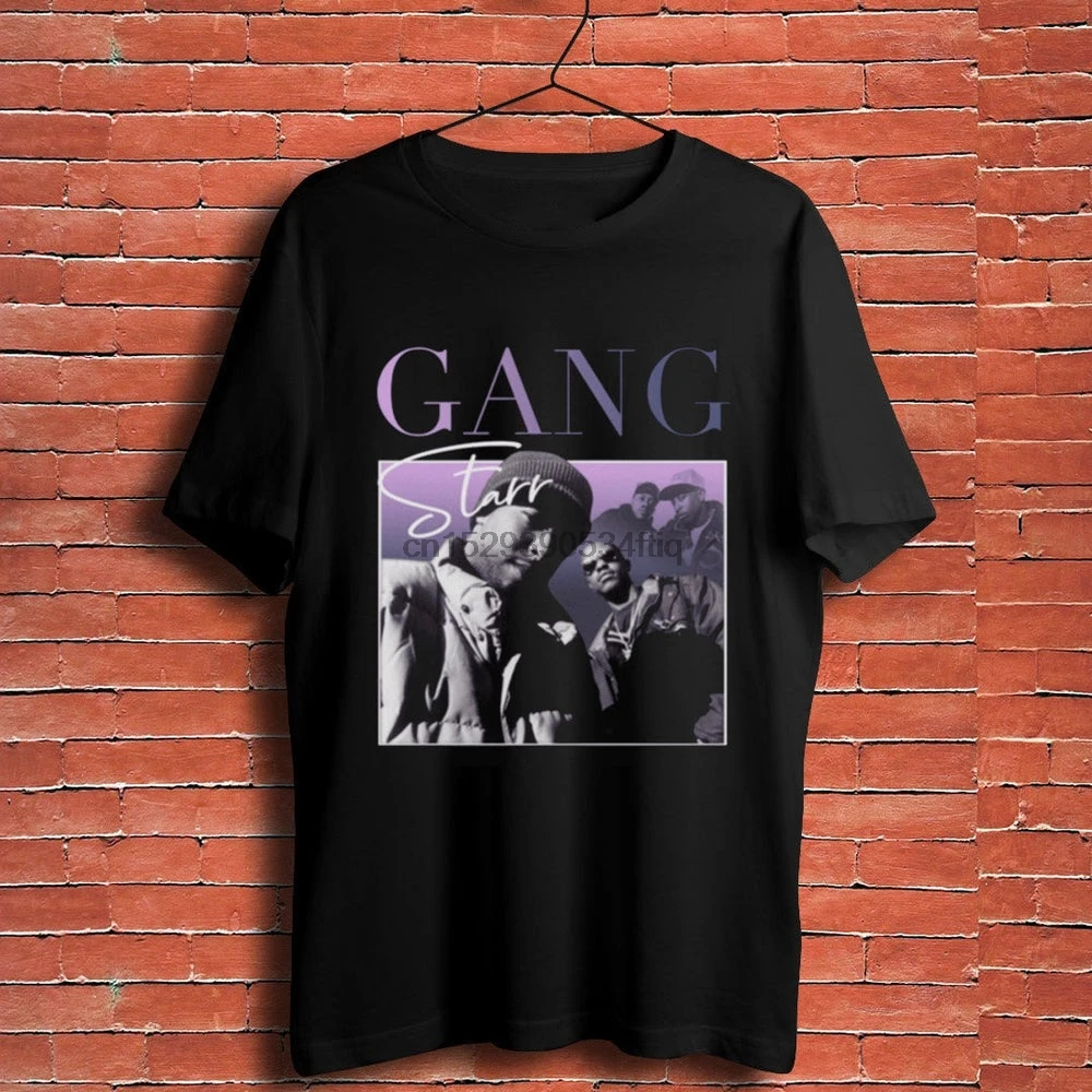 Gang Starr Ретро Винтаж 90s футболка новая Повседневное Для мужчин женщин TG43|Мужские