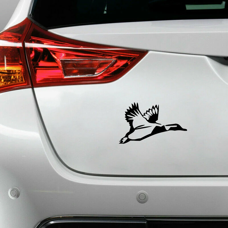 Автомобильный Стайлинг мультфильм полетит гуся забавная наклейка для