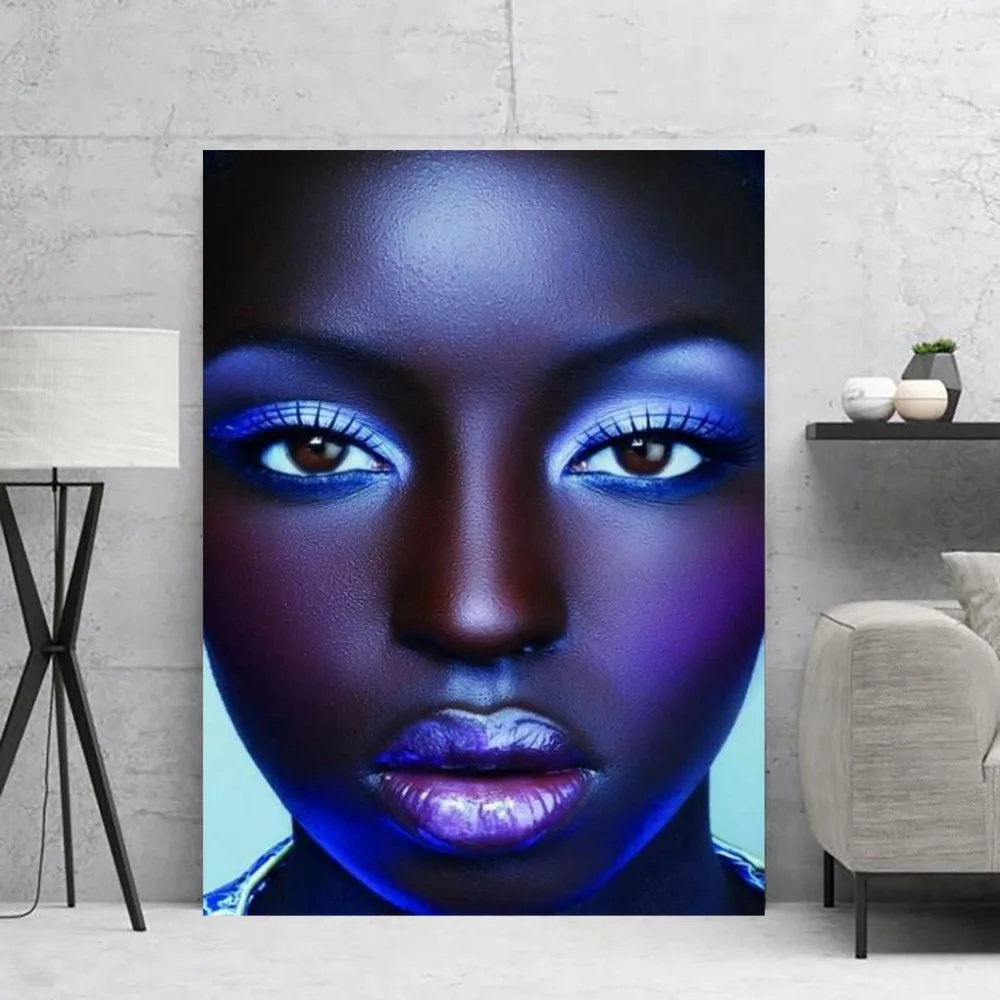 

Print Canvas Painting African Cosmetics Girl Picture Nordic Home Decor Poster Modular Picture Living Decor Woman Bedroom Decor