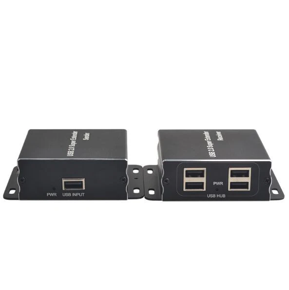 4-портовый USB-кабель-удлинитель USB Cat5e/6 rj45 до 100 м 2 0 удлинитель концентратора RX/TX |
