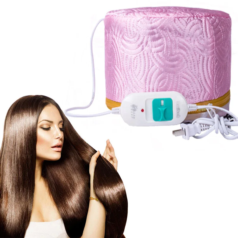 Electric Hair Cap for Hair Mask Oil Treatment Hair Dye Heating Cap Hair Care Hat 3-Gear Adjustable Temperature Hair Accessories
