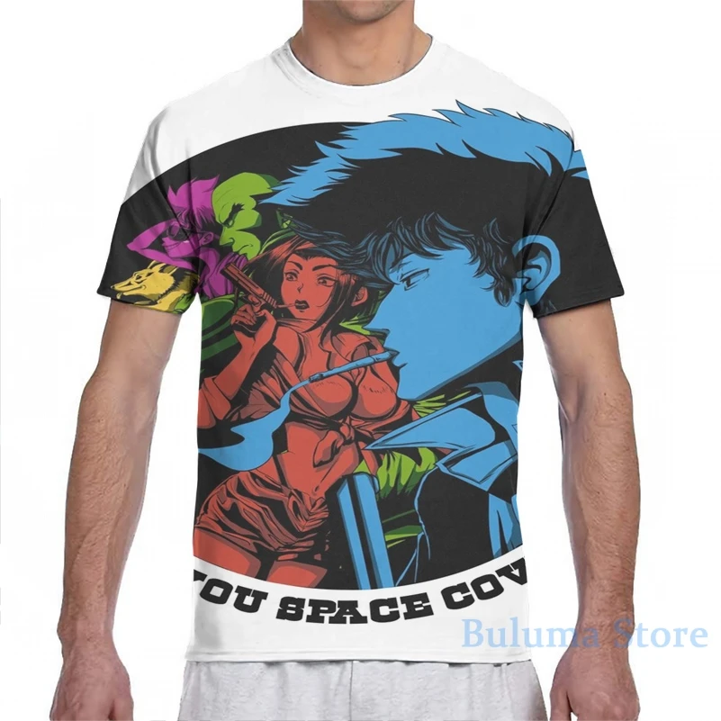 Футболка Cowboy Bebop с надписью See you Space от Alessandra Cioni мужская женская модная футболка